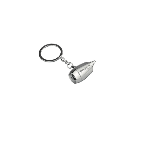 Engine-shaped keychain – Shine with innovation